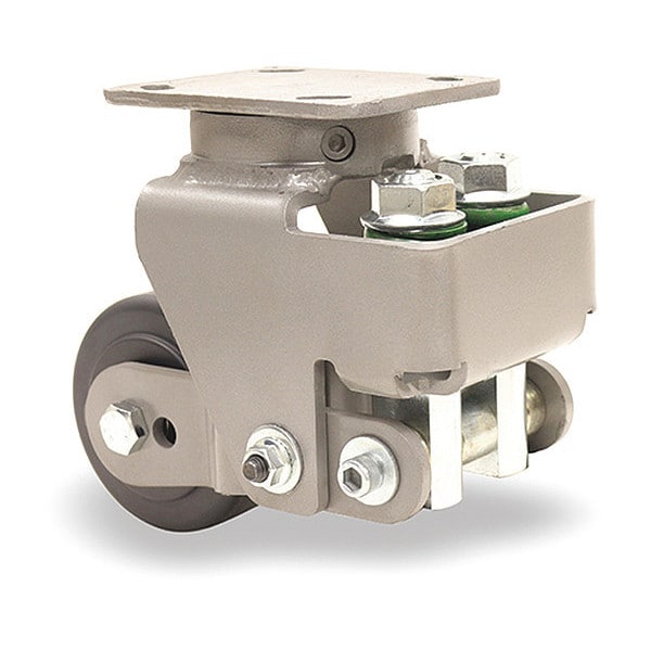 Aerospace Spring Loaded Workhorse Swivel Caster, 4" x 2" Nylast Wheel-Spring 2