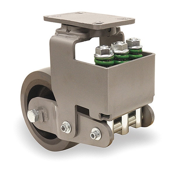 Aerospace Spring Loaded Forge Master Swivel Caster, 10" x 3" DuraGlide Wheel (95A)