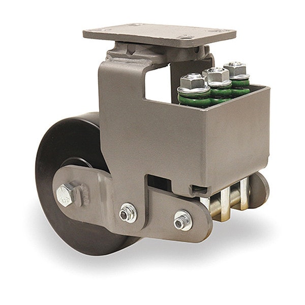 Aerospace Spring Loaded Forge Master Swivel Caster, 10" x 3" Plastex Phenolic Wheel