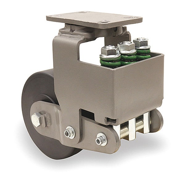 Aerospace Spring Loaded Forge Master Swivel Caster, 10"X3" Nylast Wheel