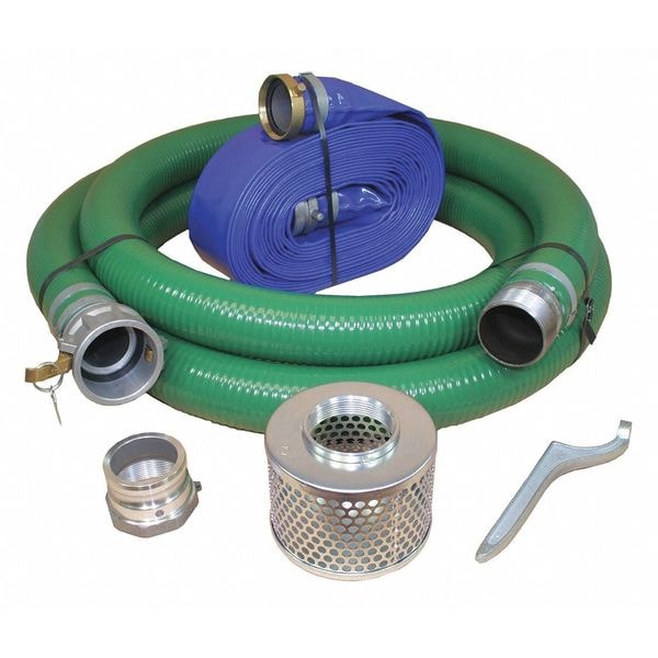 Suction/Discharge Pump Hose Kit, 3"