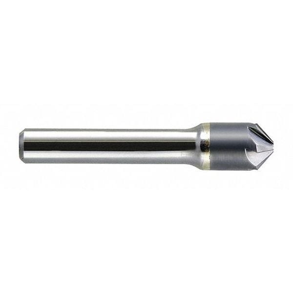 Carbide Countersink, 100 deg., 1/2", Shank Dia.: 3/8"