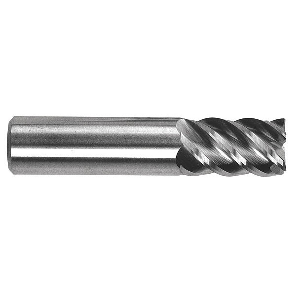 Carbide Hp End Mill Sq 5/16"X13/16, Number of Flutes: 5