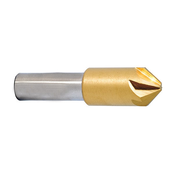 Cobalt Countersink, 100 deg., 1/2", Number of Flutes: 6