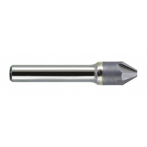 Carbide Countersink, 100 deg., 1/2", Number of Flutes: 4