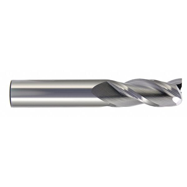 Carbide HP End Mill, 1/2" x 1-1/4", Finish: Bright