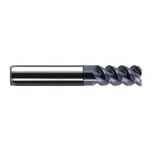 Carbide HP End Mill, Square, 1/4" x 3/4", Number of Flutes: 3