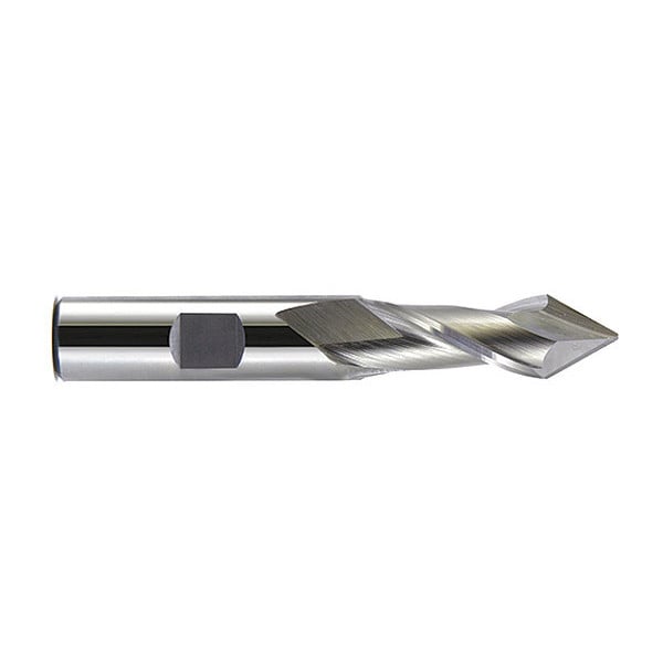 Drill Mill, HSS, 60 deg., 1/2" x 1-1/4", Number of Flutes: 2