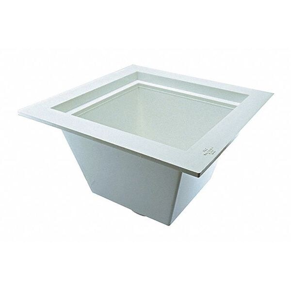 Floor Sink Pipe Fit Floor Sink, Over 2 Inside 3 Pipe Dia., PVC