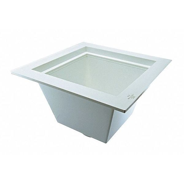 Floor Sink Pipe Fit Floor Sink, Over 3 Inside 4 Pipe Dia., PVC