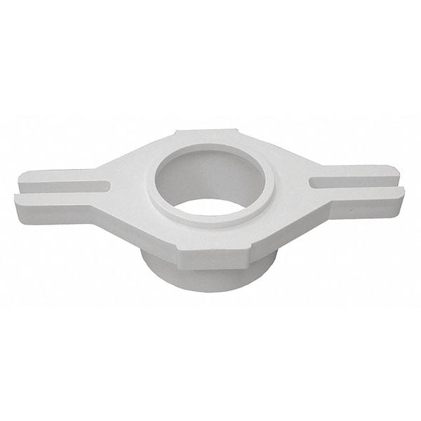 Adj Urinal Flange Kit, PVC, 2"