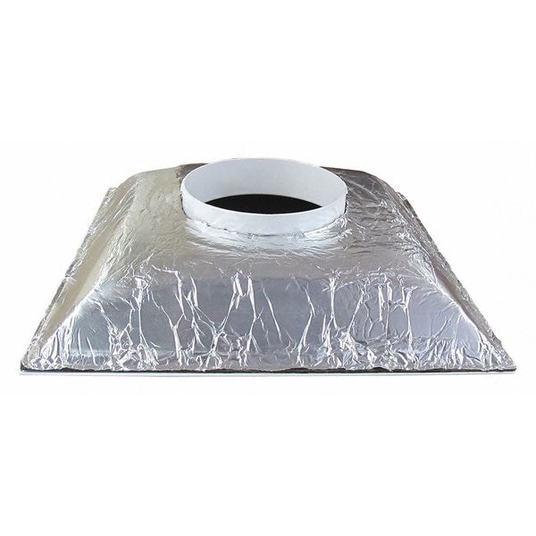 10" Ceiling Diffuser, R6, Inslatd, 10" Duct, White