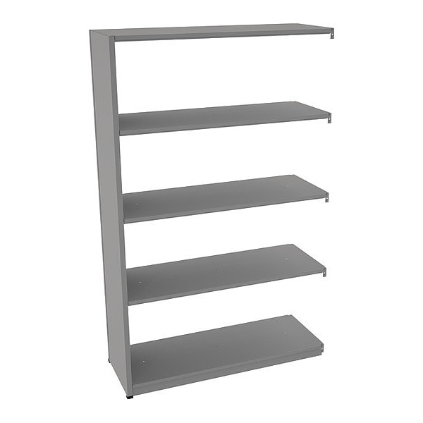 Boltless Shelving Unit, 18"D x 48"W x 88"H, 6 Shelves, Steel