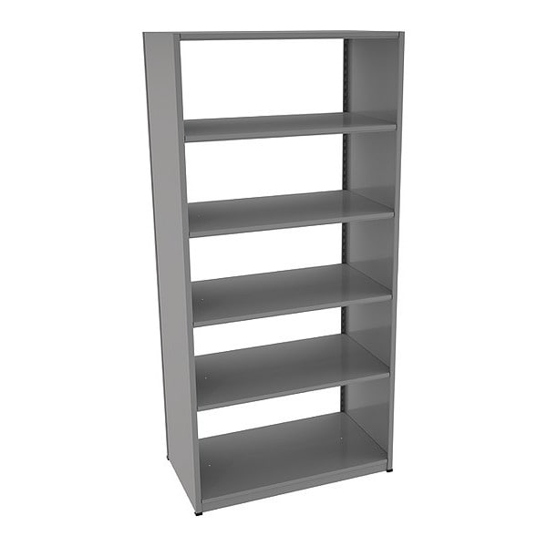 Boltless Shelving Unit, 24"D x 42"W x 88"H, 6 Shelves, Steel
