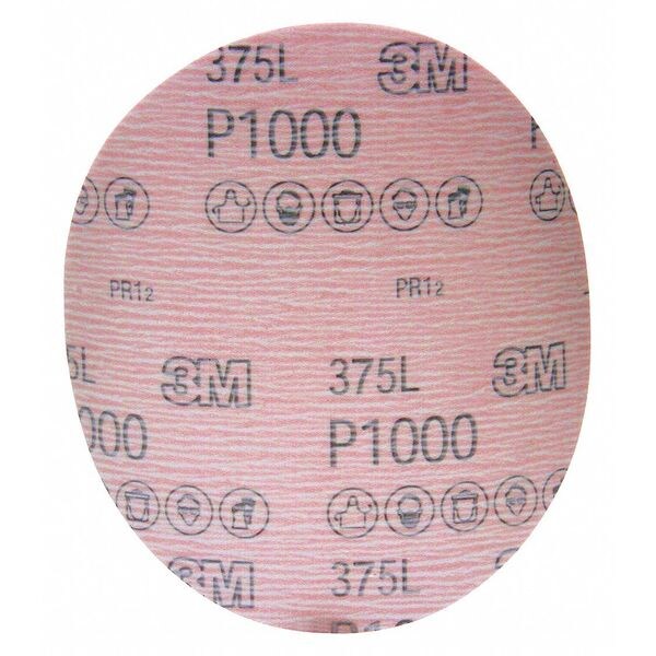 Hookit Film Disc 375L, 6 x NH P1000, 50/, PK250