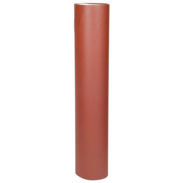 Sanding Belt, 43 in W, 75 in L, Open Coat, Aluminum Oxide, P150 Grit, Maroon