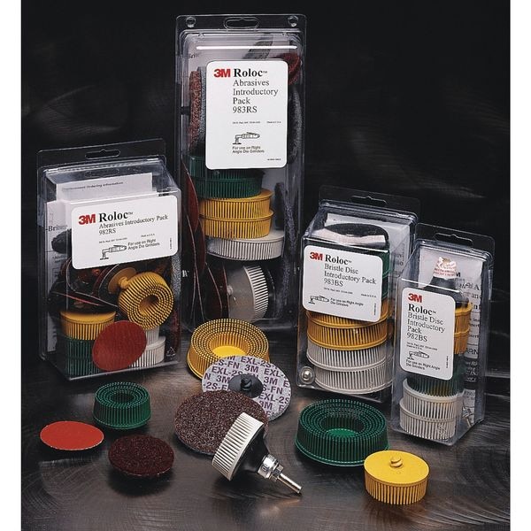Roloc Bristle Disc Kit 982BS, 2 in, 5PK