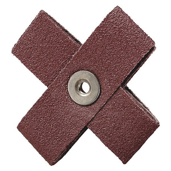 Cross Pad 341D, 1inx1inx3/8in P120 X-wt, PK100