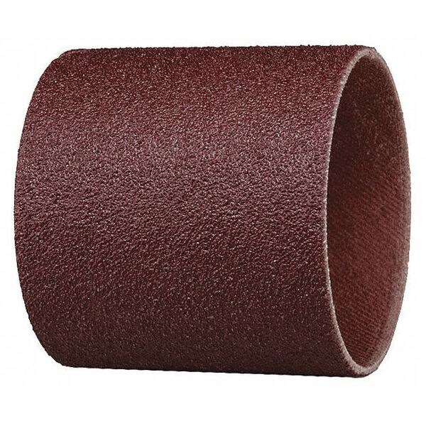Sanding Belt, 1/2" W, 1/2" L, Closed Coat, Aluminum Oxide, 36 Grit, Brown