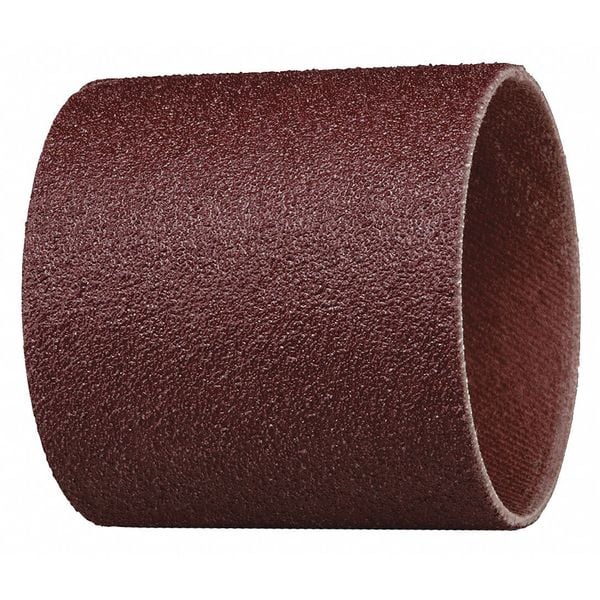 Sanding Belt, 2" W, 2" L, Closed Coat, Aluminum Oxide, 40 Grit, Brown