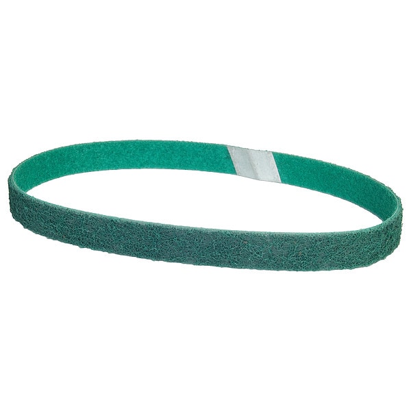 Surface-Conditioning Belt, 1 in W, 30 in L, Non-Woven, Aluminum Oxide, Not Applicable Grit, Fine