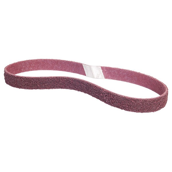 Surface-Conditioning Belt, 1 in W, 30 in L, Non-Woven, Aluminum Oxide, Not Applicable Grit, Medium
