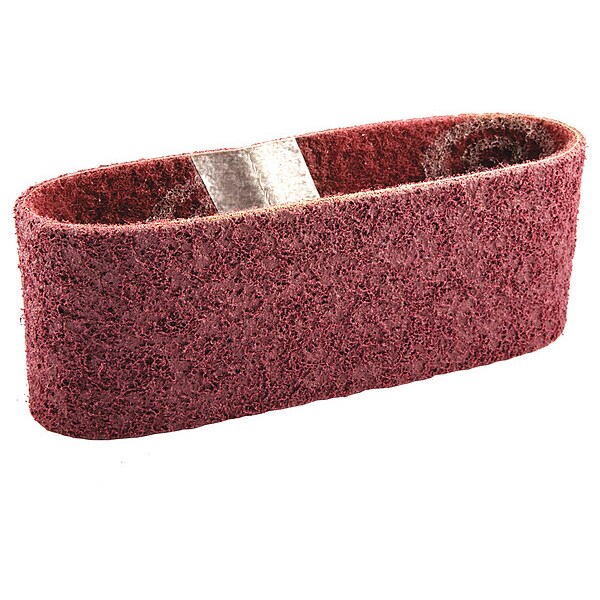 Surface-Conditioning Belt, 3 in W, 18 in L, Non-Woven, Aluminum Oxide, Not Applicable Grit, Medium