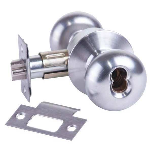 Knob Lockset, Mechanical, Storeroom