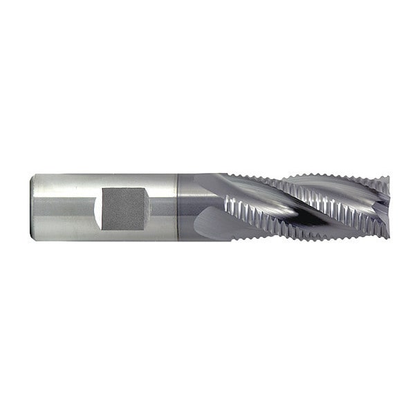 Hss Fine Rough End Mill Sq 3/4X1-5/8, End Mill Style: Chamfer