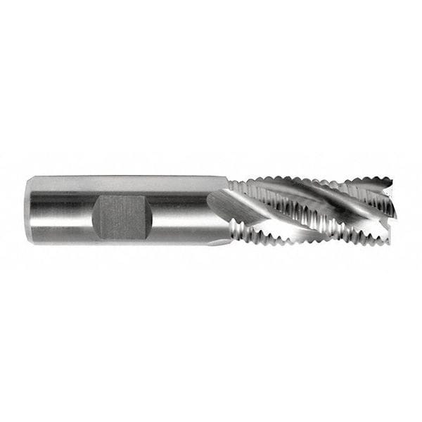 Rougher End Mill, Square, Coarse, 1 x 2", End Mill Style: Chamfer