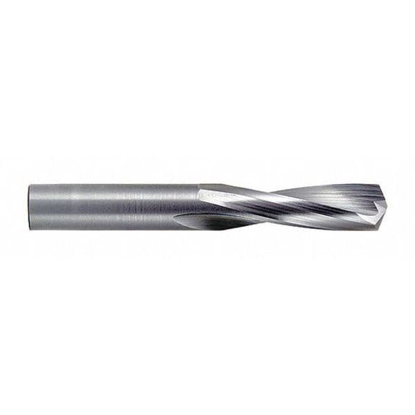 Carbde Stub Drll, 135 deg., 25/64x1-15/16", Number of Flutes: 2