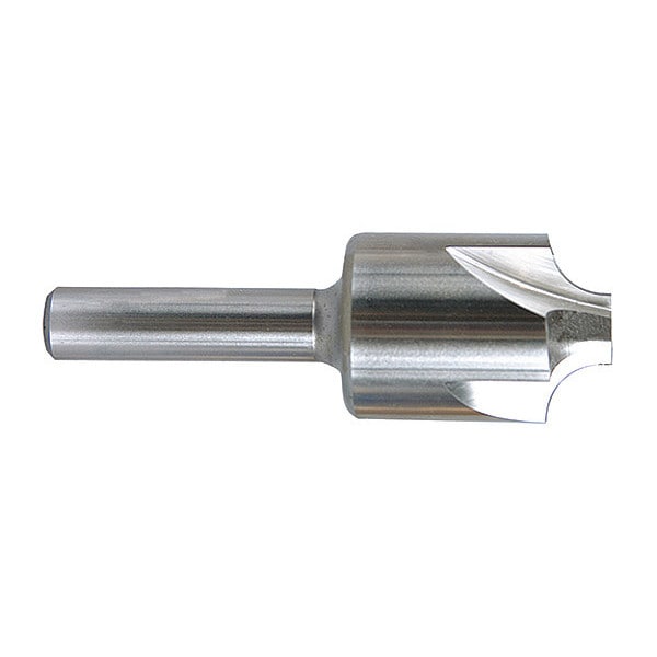 Hss Corner Rounder End Mill, R, 1/16, 1/16"