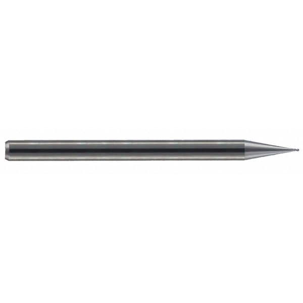 Carbide Micro End Mill, Ball, 0.010x0.015"