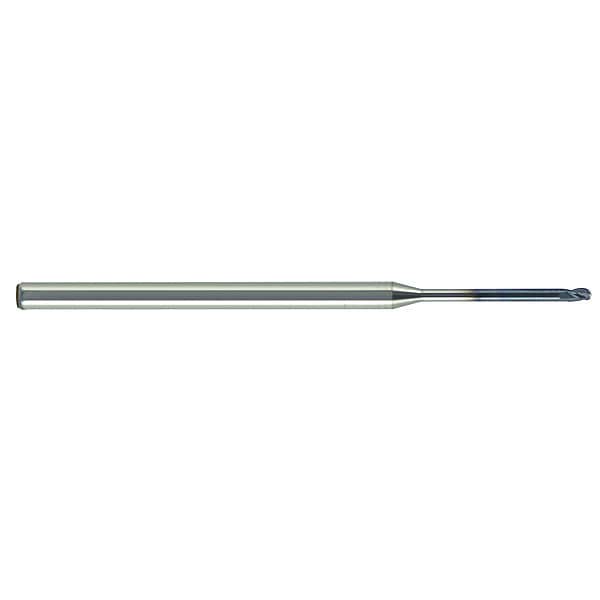 Carbide Micro End Mill, Ball, 0.015x0.022"