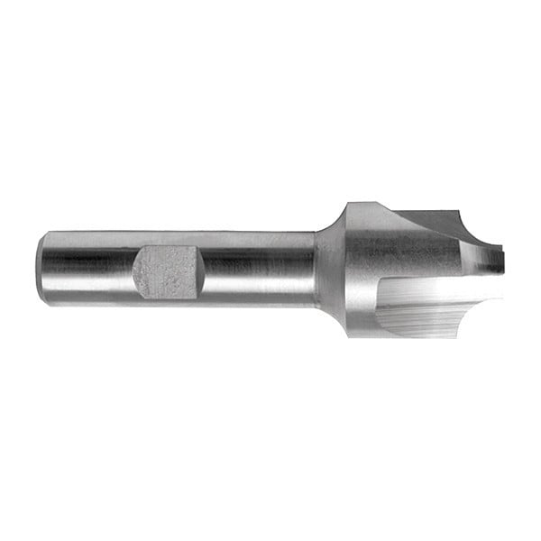 Corner Rounder End Mill R 1/4 1/4" D, Overall Length: 3"