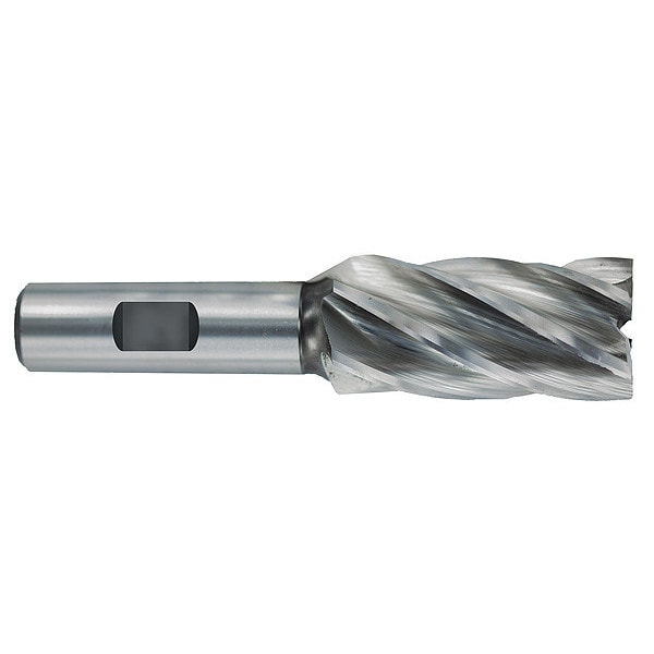 Hss Generl Purpose End Mill, Sq., 1x1-7/8", Finish: TiCN