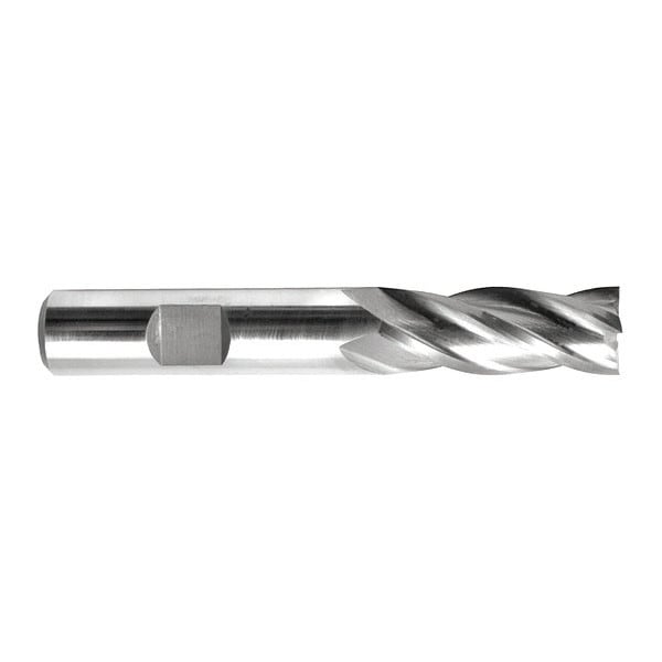 Hss Generl Purpose End Mill, Sq., 5/8x5/8", Finish: TiCN