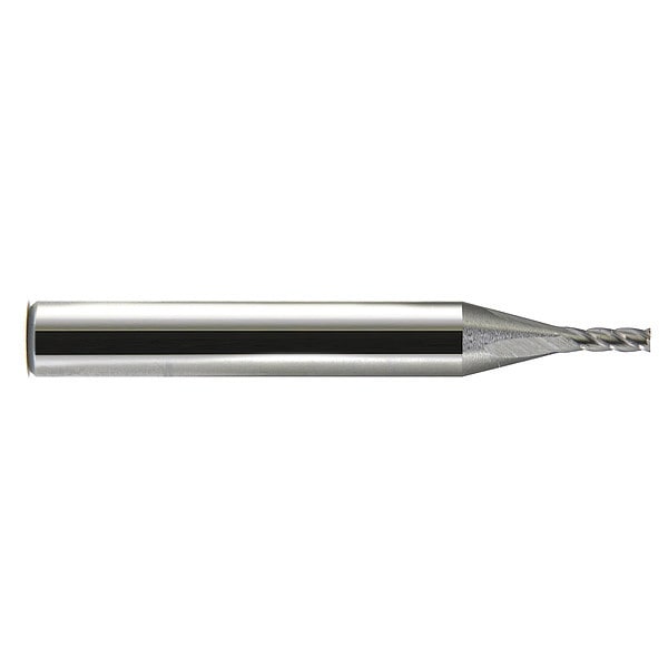 Gnrl Purpose End Mill, Sqr, HSS, 1/16x3/16", Finish: Uncoated