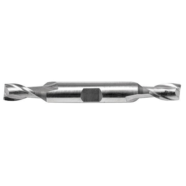 Hss Generl Purpose End Mill, Sq., 1/4x1/2", Number of Flutes: 2