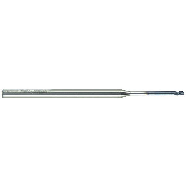 Carbide Micro End Mill Ball 1/8X3/16, Number of Flutes: 3