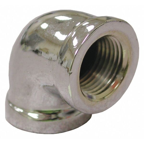 Chrome Plated Bronze Elbow, 1", 90 deg.