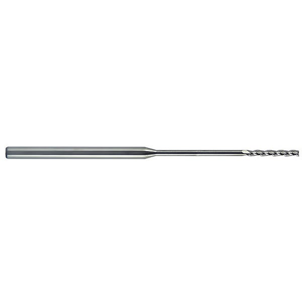 Micro End Mill, Square, Carbide, 1/8" x 1", Finish: Uncoated