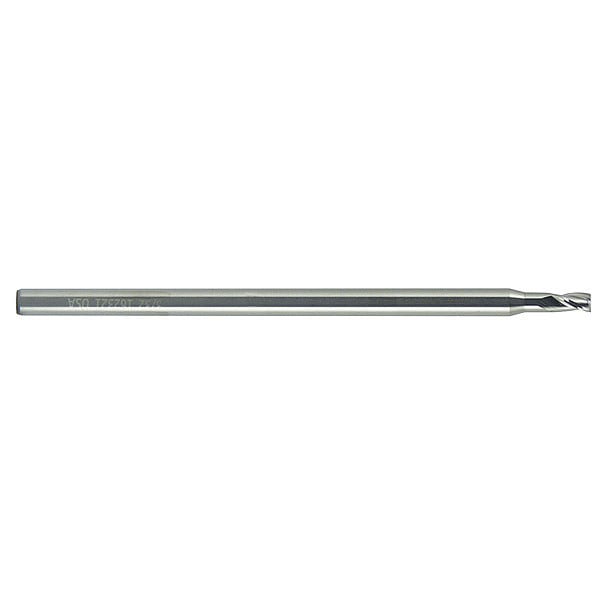 End Mill, Micro, Carbide, Square, 1/8 x 3/16