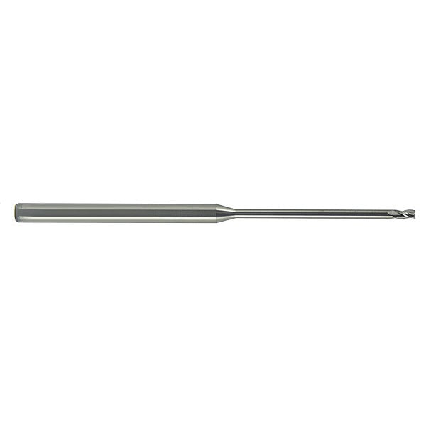 End Mill, Micro, Carbide, Square, 1/8 x 3/16, Finish: AlTiN