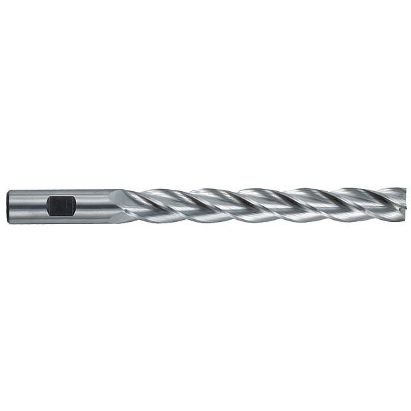 Hss General Purpose End Mill Sq 1"X8, Finish: Uncoated