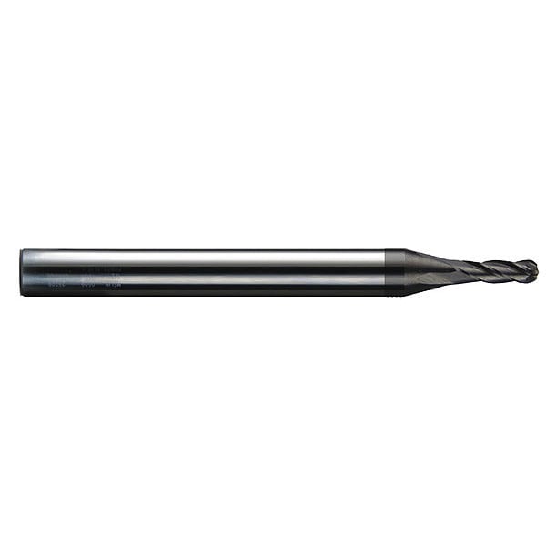 Carbide Hp End Mill Ball 3/32"X3/8, Number of Flutes: 4