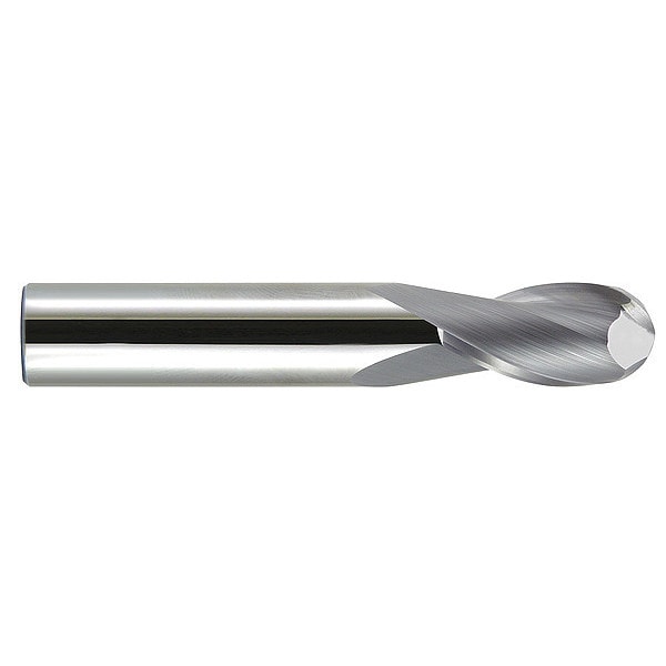 Carbide GP End Mill Ball 1/16"X3/16, Length of Cut: 3/16"