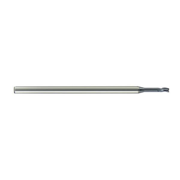End Mill, Micro, Carbide, Square, 1/8 x 3/16, Overall Length: 2-1/2"
