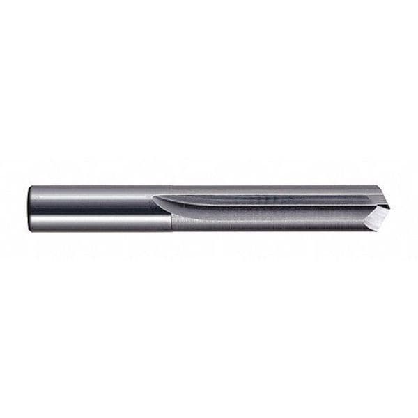 Straight Flute Drill, Carbide, 27/64x2", Overall Length: 3-3/8"