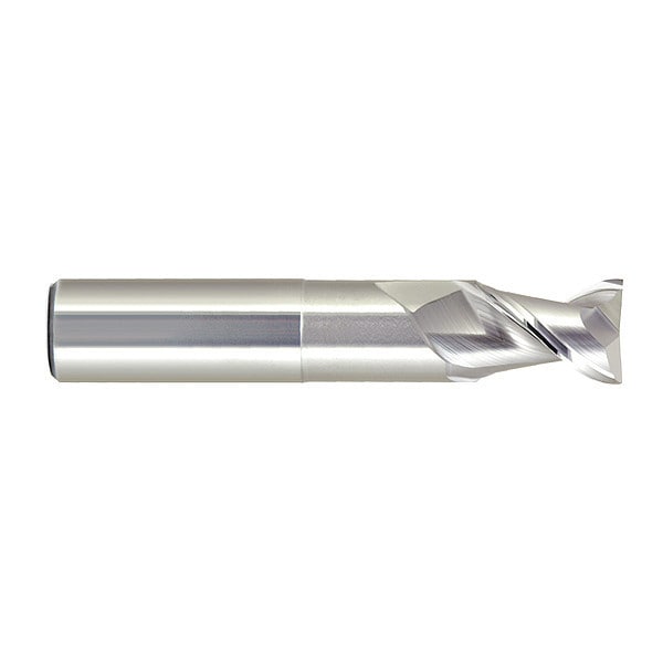 End Mill, Carbide HP, 3/8"x1, Number of Flutes: 2